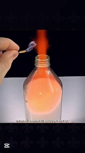 Amazing Smoke Trick: Magical Bottle Fire!