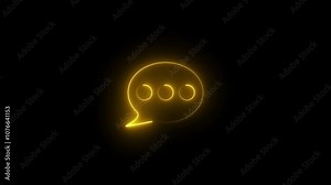 Message icon isolated and 1 icon. email animation with red animation. envelope icon in white screen. message file, incoming notification, Sending mail sign, Email notification video,