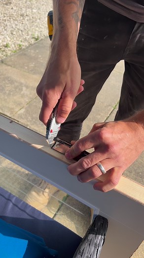 Some door hinge fitting with the trend 1/4” palm router 🔨 #carpenter #carpentry #trend #router #hinge #doors | Elmwood Carpentry