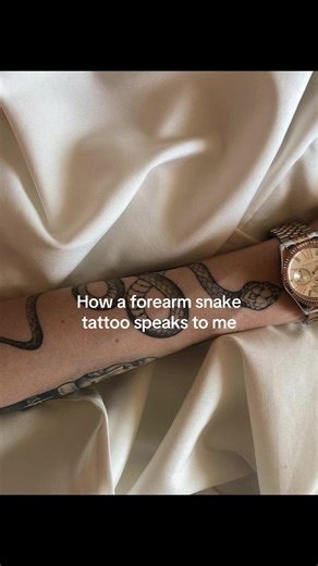Forearm Snake Tattoo Meaning and Inspiration