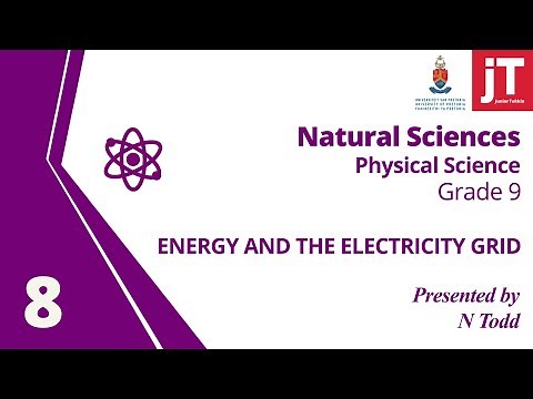 Gr 9 Natural Sciences (Physical Science) - Energy and the Electricity Grid