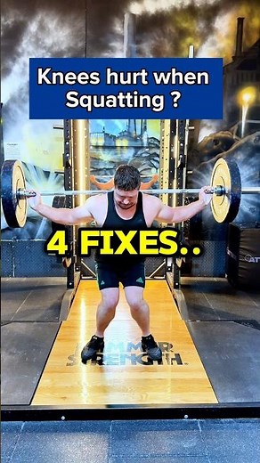 Knee pain when squatting? 4 tips to fix.