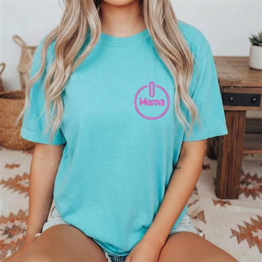 Mama Power Button PNG, Neon Pink Design, Reboot Mama, Sarcastic Motherhood, Y2K Aesthetic Sublimation - Etsy