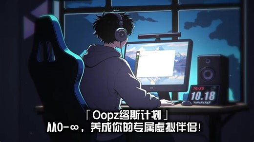 「Oopz缪斯计划」从0-∞，养成你的专属虚拟伴侣！