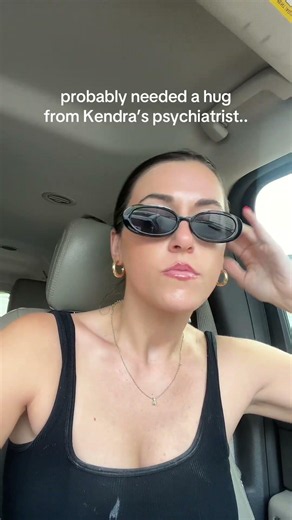 the shirt stain is a paid actress 😅 #joke #kendra #psychiatrist #energydrink