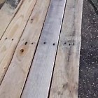 SANDED Reclaimed Distressed Pallet Boards- Recycled Timber Planks-Wall Cladding  | eBay UK