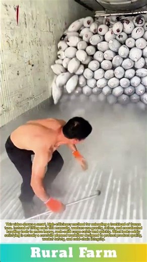 Smart Method for Unloading Frozen Tuna: Work Smarter, Not Harder Unloading a Truckload of Tuna