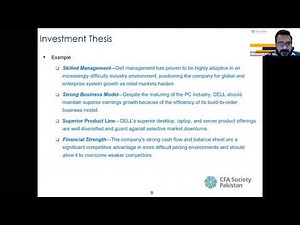 Session on 'How to write an Equity Research Report?' by Mr. Azfer Naseem, CFA