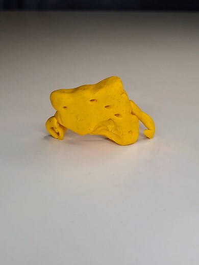 WOW 😱 Sprunki Sponge Bob #claysi2 #clay #plasticine #SpongeBob #grimace #sprunki