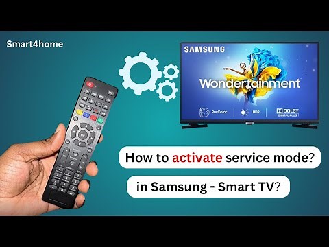 How to activate service mode in Samsung Smart TV? [ Service Mode SAMSUNG TV Smart TV, How To? ]