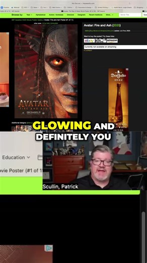 Avatar Posters: Decoding Space, Water, and Fire Themes #shorts
