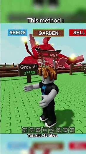 VEIN PETAL METHOD - Grow A Garden #growagarden #roblox #viralvideo #jandel #fyp