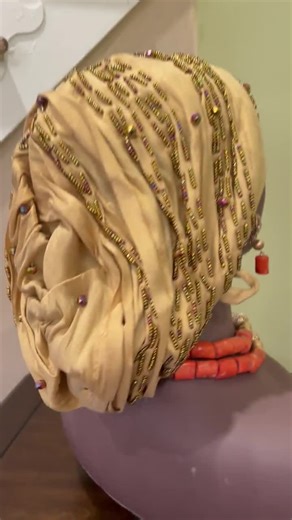 Pre-tied Beaded Turban, Turban Cap for Women, Ready to Wear Cover, African Head Wrap, Cancer Head Cover, Chemo/alopecia Headwear, Mom's Gift - Etsy