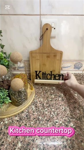 Kitchen Countertop Ideas #kitchencountertop #asthetic #countertoporganisation #kitchenitems