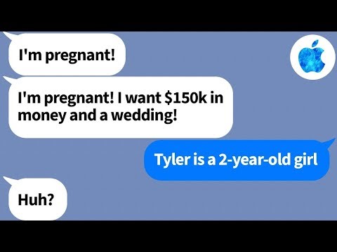 【Apple】I got a message from a girl claiming my son marriage scammed her and got her pregnant