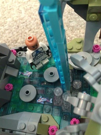 Cave entry lego animation