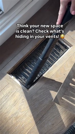 @the_final_clean on Instagram: "It’s the often-missed detail that can make or break a final walkthrough. That fine construction dust doesn’t just settle on surfaces; it gets “pulled into” your HVAC system and deposited in every hidden crevice, especially under those shiny new vents. A “quick clean” won’t catch this. Our post-construction cleaning goes beyond the visible. We meticulously remove vent covers, thoroughly clean the duct openings, and ensure every hidden corner is dust-free. Don’t let