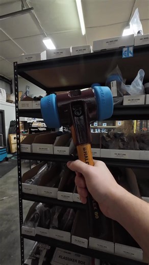 I'm a little mallet, short and stout. Tool Of The Day™: Halder Simplex Mallet with Soft Blue Rubber Inserts, Short Handle #kctool #kctoolcrew #tooloftheday #halder #haldertools #haldermallets #Mallet #mallets #shortandstout #shortmallet #hammer #rubber America's #1 German Tool Distributor - KC Tool