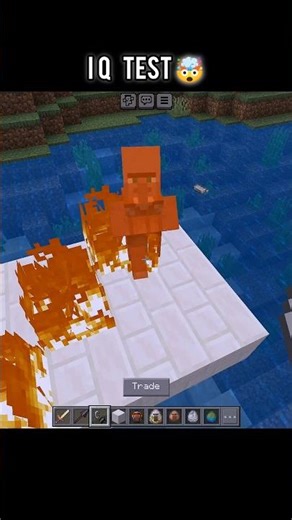 IQ TEST🤯 (Minecraft) #minecraft #shorts