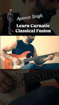 Learn Carnatic Classical Fusion on Electric Guitar | Advanced Techniques 🎸