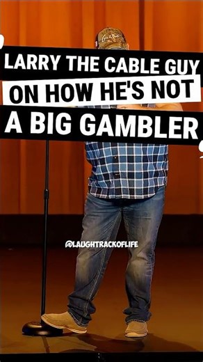 Larry The Cable Guy On How He's Not A Big Gambler...#larrythecableguy #funny #comedy