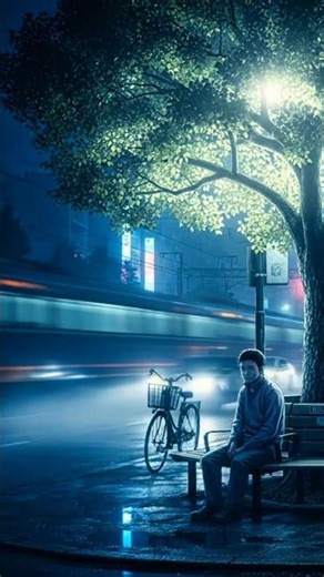 Anime Relax Vibes 💙 | Busy Road but Peaceful Mind #anime