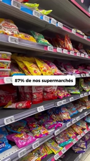 Regarde bien : 👉 87 % de ce qu’on trouve en supermarché, c’est de l’ultra-transformé