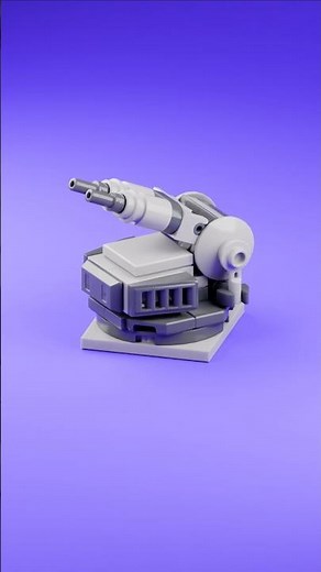 LEGO Laser AA Turret 🔥 Mini Bricks Build