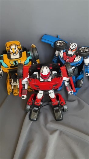 Custom Handmade Tobot Figures and Transformers Toys