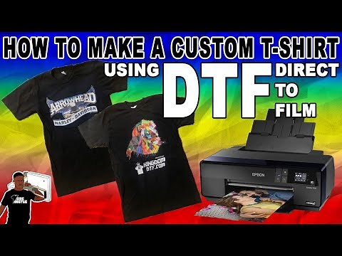 How To Customize T-Shirts With DTF Transfers (Direct To Film Transfers) [DTF Transfer Review PART 1]
