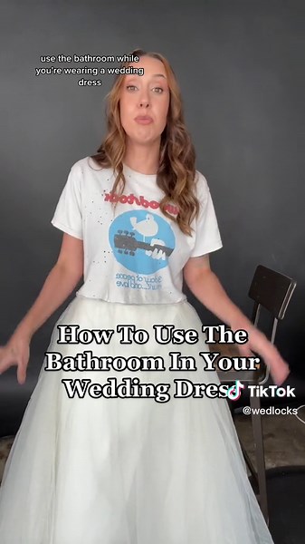 Essential Bathroom Tips for Brides in Long Dresses