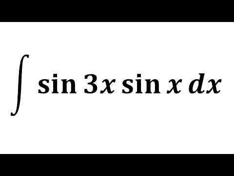 Integral of sin 3x sin x