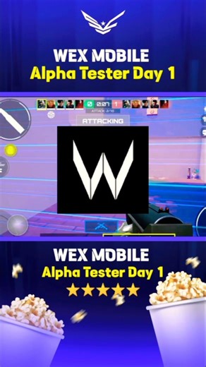 Wex Mobile Alpha Tester Day 1 🔥😱 #Wexmobile #Gameplay #ytshorts
