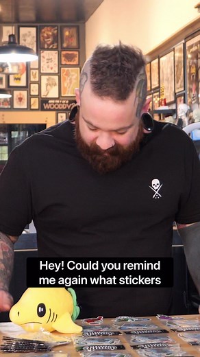 112K views · 4.8K reactions | It’s a great month to join! This sticker club is one of my favorite things I get to curate and send out each month. I try and make it just a little bit better every month, and this month I’m extra happy with! #tattoo #stickershop | DamnitWooddy | Facebook