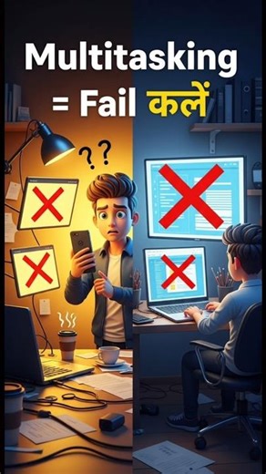 Multitasking आपकी सबसे बड़ी गलती है 😳 (Stop This Now!)