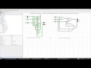 Lab1 realization with 74xx series chips in Logisim
