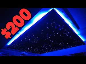 DIY Fiber Optic Star Ceiling for Less than $200 | Home Theater Upgrade
