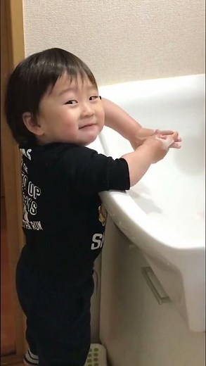 一歳児の手洗い歌 あわわあわわゴシゴシ 【ティン&けんG】2021.04.28
