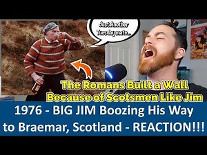 American Reacts Big Jim's Boozy Bike Trip to Braemar, Scotland in 1976 REACTION
