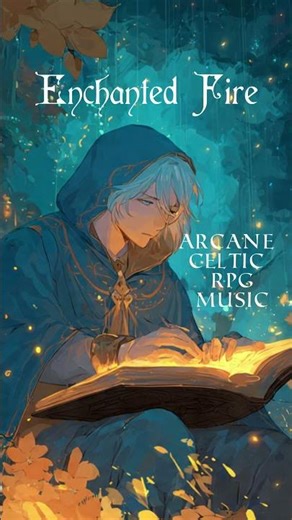 EnchantedFire – The Wizard's Study Celtic Harp Music for Deep Focus & ADHD