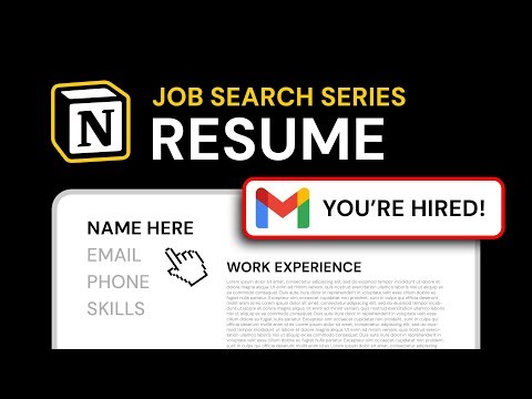 Resume Notion Template - Ultimate Tool for Job Seekers