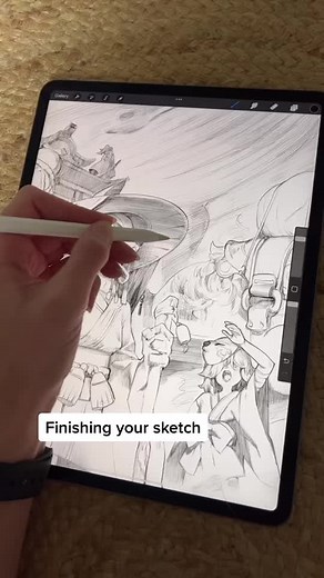 Mastering Procreate: Tips for Finishing Your Sketch with Mariano from Encanto