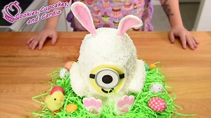 188K views · 2.5K reactions | MINIONS Easter bunny cake tutorial! Watch the Full Video: https://youtu.be/TObz1ApZ_Pc #MINIONS #BunnyMinions | Cookies Cupcakes and Cardio | Facebook