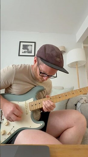 Day 1 of learning cliffs of Dover #guitar #guitarmusic #strat #solo