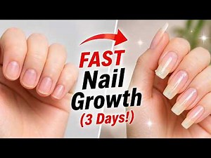 FAST Nail Growth in 3 Days! How to grow your nails? 💅 6 Easy Tips That Actually Work