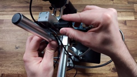 Andonstar AD246S-M Plus 7'' HDMI Soldering Digital Microscope for Electronics Repair, 2000x 3 Lens 2160P UHD Video Record, Soldering Microscope Station with Helping Hands, Coin Full View 32GB Card