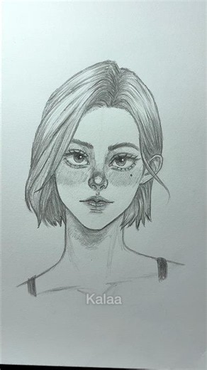 How i draw a face #drawing #art #fyp #shorts