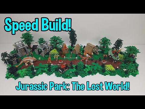 LEGO SPEED BUILD | Jurassic World: The Lost World MOC | "Camp Chaos"