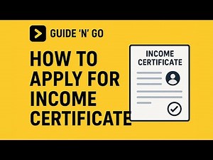 How to Apply Income Certificate Online | Step-by-Step Guide (Easy & Fast)