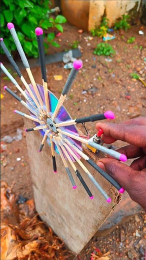 DC motor vs match cracker #experiment #dcmotor #crackers